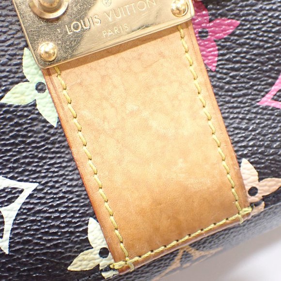 Louis Vuitton Handbag Monogram Multicolor Speedy 30 Women's M92642 Noir Black... - Picture 3 of 10